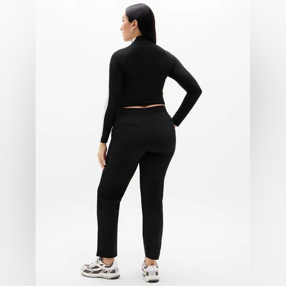 Brooklyn Mid Rise Ankle Pant Black Size 14P
